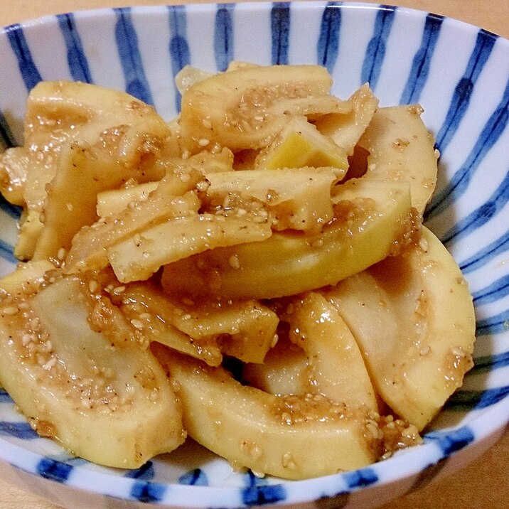 タケノコのゴマ味噌煮 フライパンで簡単煮物 レシピ 作り方 By ぼーずの母ちゃん 楽天レシピ タケノコのゴマ味噌煮 フライパンで簡単煮物 レシピ 作り方 By ぼーずの母ちゃん 楽天レシピ